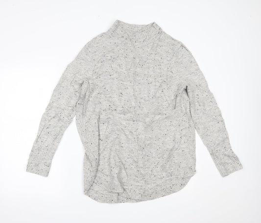 Womens UK Size M Wallis Grey Basic Blouse