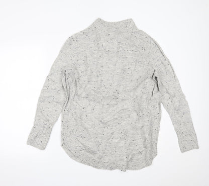 Womens UK Size M Wallis Grey Basic Blouse