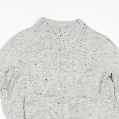Womens UK Size M Wallis Grey Basic Blouse