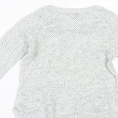 Womens UK Size S H&M Blue Basic Blouse
