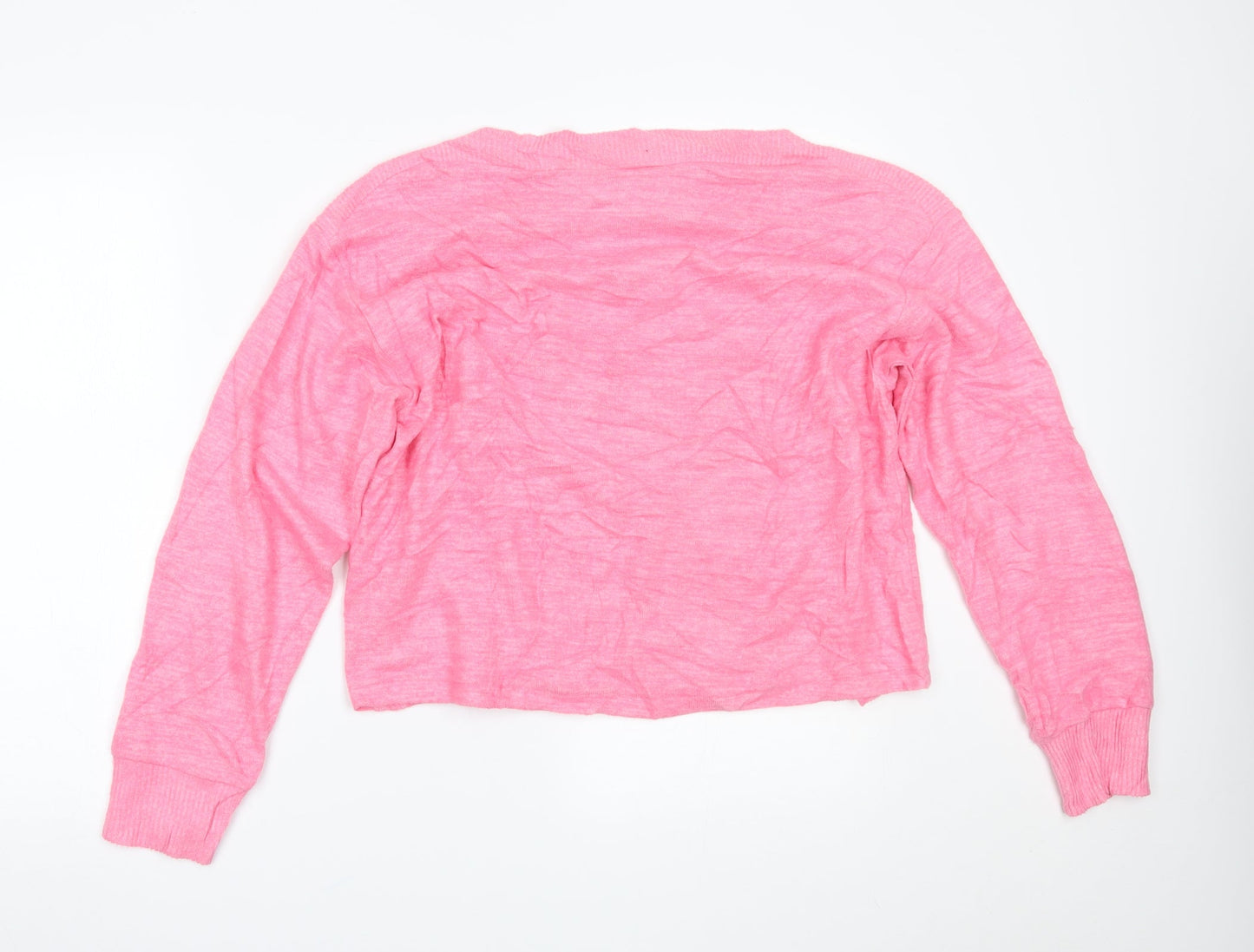 Womens UK Size S H&M Pink Pullover Jumper