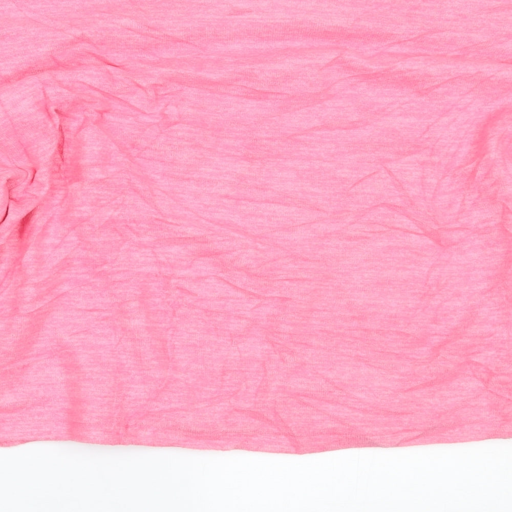 Womens UK Size S H&M Pink Pullover Jumper