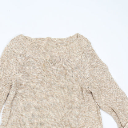Womens UK Size M Wallis Beige Pullover Jumper
