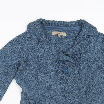 Womens UK Size XS Ken Blue Cardigan Jumper