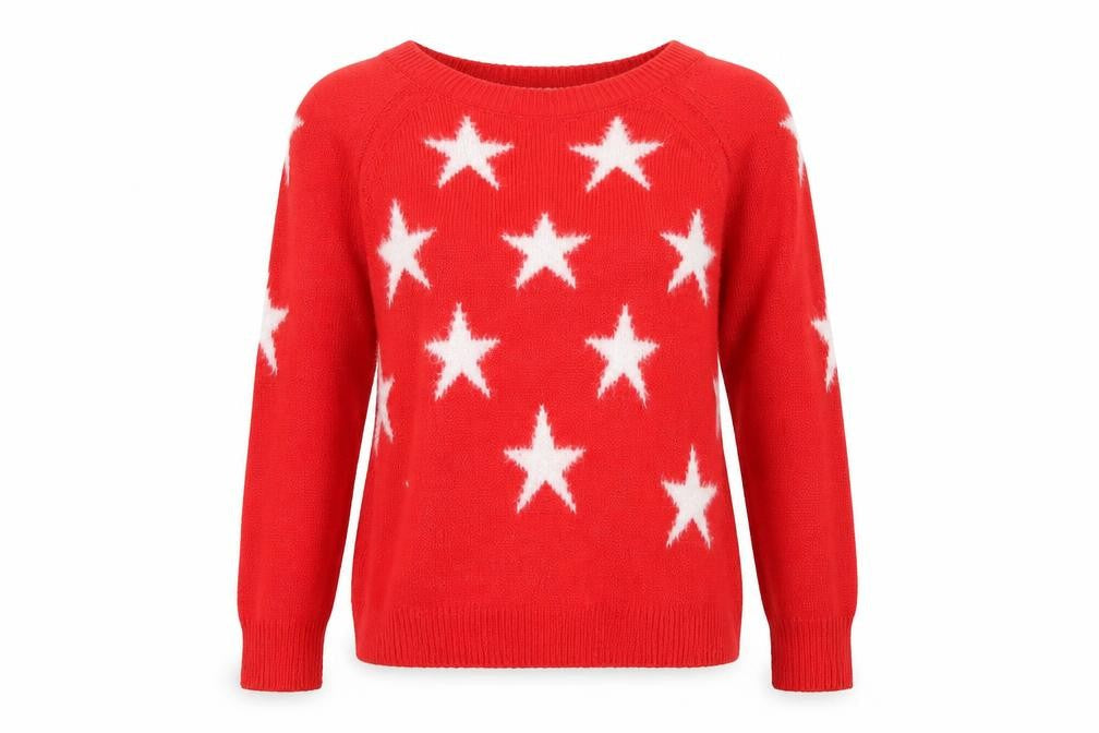 Womens UK Size XS NEXT Red Pullover Jumper