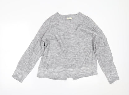 Womens UK Size L Papaya Grey Pullover Jumper