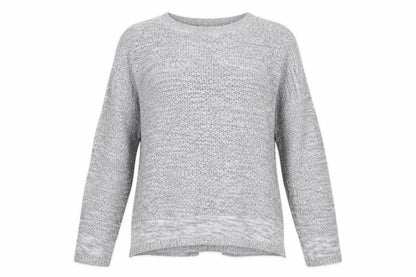 Womens UK Size L Papaya Grey Pullover Jumper