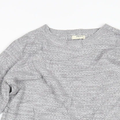 Womens UK Size L Papaya Grey Pullover Jumper