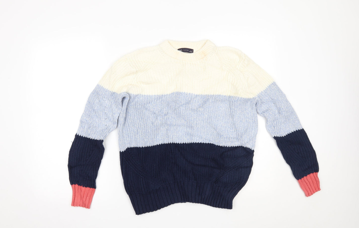 Womens UK Size S Marks and Spencer Multicoloured Pullover Jumper