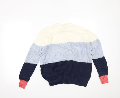 Womens UK Size S Marks and Spencer Multicoloured Pullover Jumper