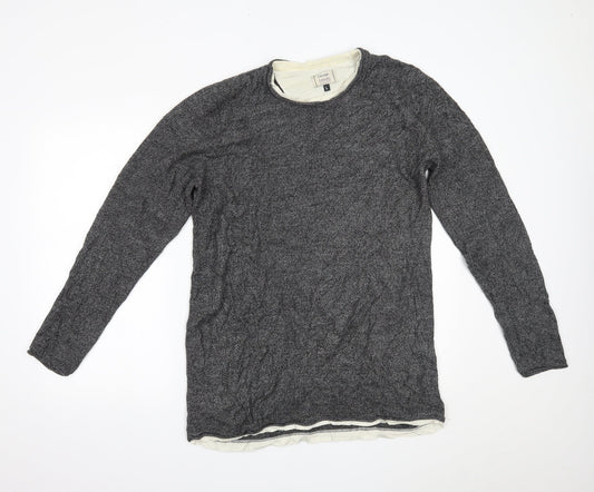 George Mens Grey   Pullover Jumper Size L