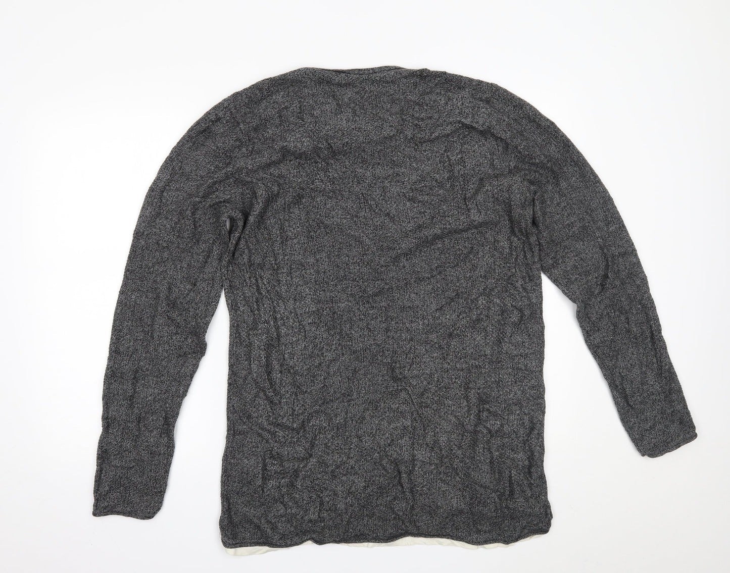 George Mens Grey   Pullover Jumper Size L