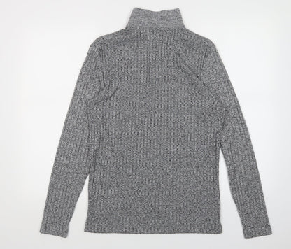 Womens UK Size S ASOS Grey Pullover Sweatshirt