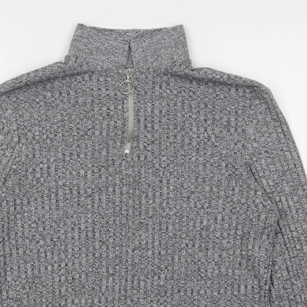 Womens UK Size S ASOS Grey Pullover Sweatshirt