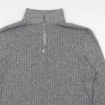 Womens UK Size S ASOS Grey Pullover Sweatshirt