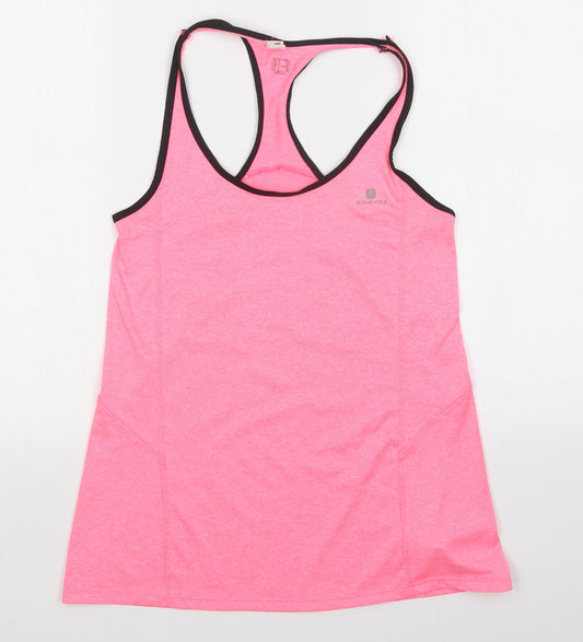 DOMYOS Womens Pink   Basic Tank Size 10