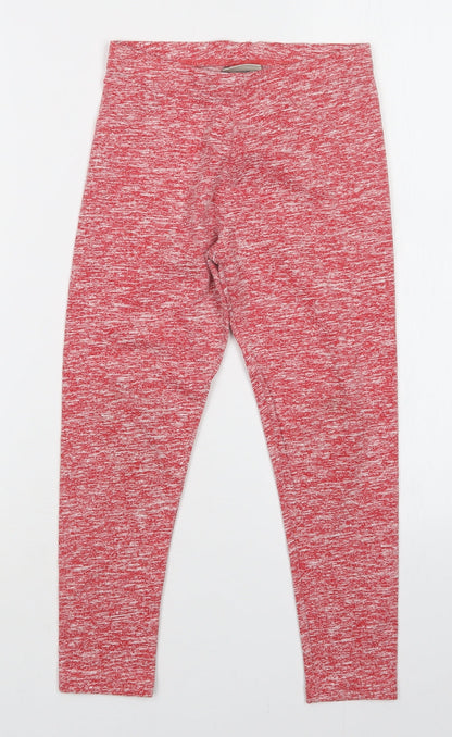 NEXT Girls Red   Jogger Trousers Size 9 Months