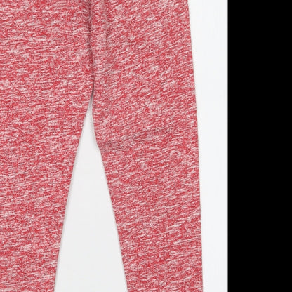 NEXT Girls Red   Jogger Trousers Size 9 Months