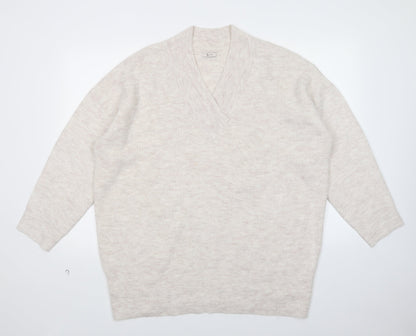 TU Womens Beige   Pullover Jumper Size 2