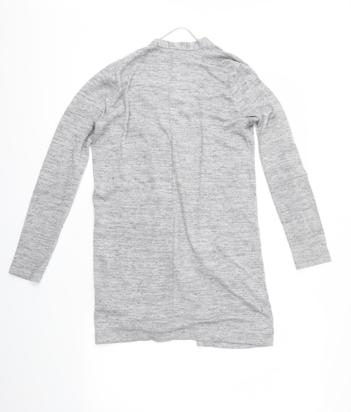 Womens UK Size XS Preworn Grey Cardigan Jumper