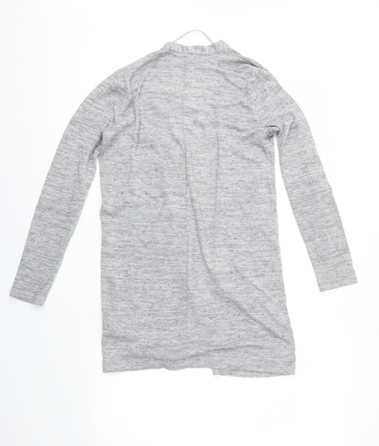 Womens UK Size XS Preworn Grey Cardigan Jumper