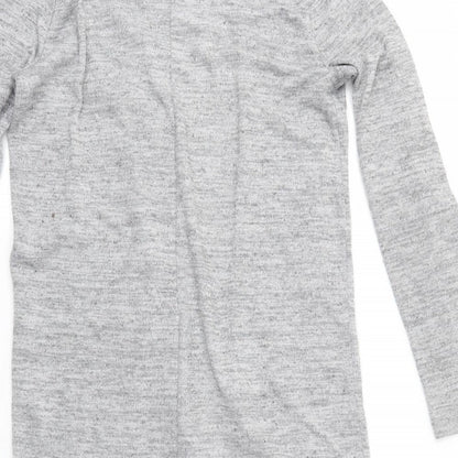 Womens UK Size XS Preworn Grey Cardigan Jumper