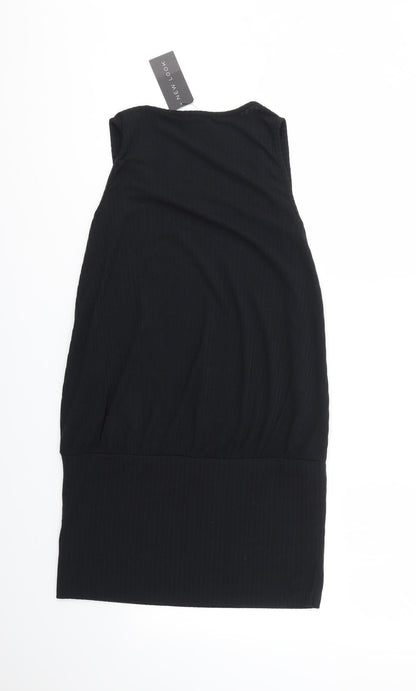 Womens UK Size 8 New Look Black Basic Blouse