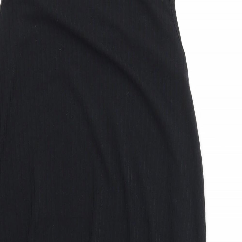 Womens UK Size 8 New Look Black Basic Blouse