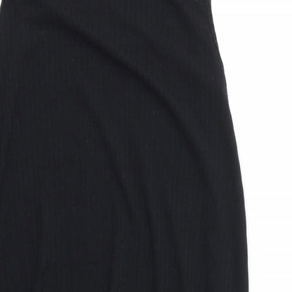 Womens UK Size 8 New Look Black Basic Blouse
