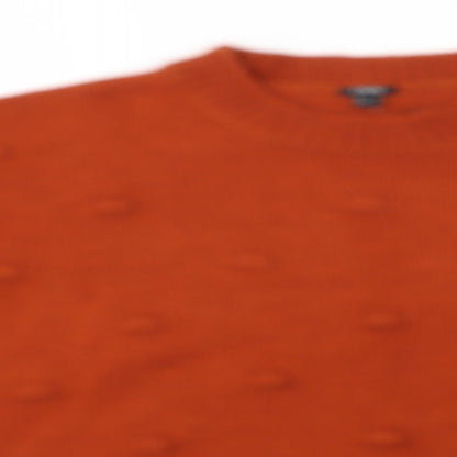 Womens UK Size L OVS Orange Pullover Jumper