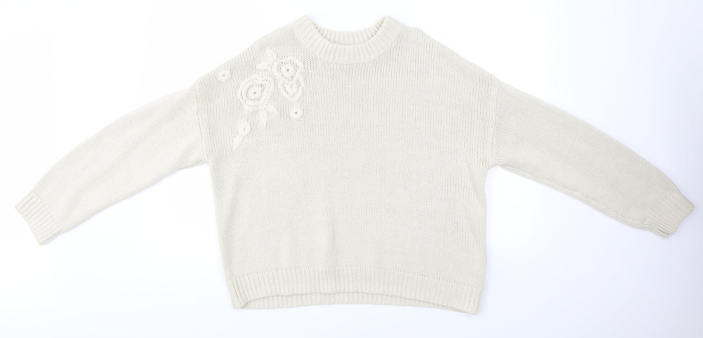 George Womens Beige   Pullover Jumper Size L