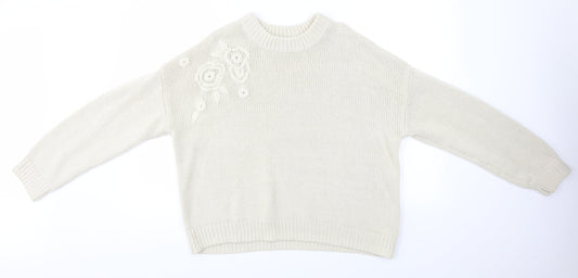 George Womens Beige   Pullover Jumper Size L