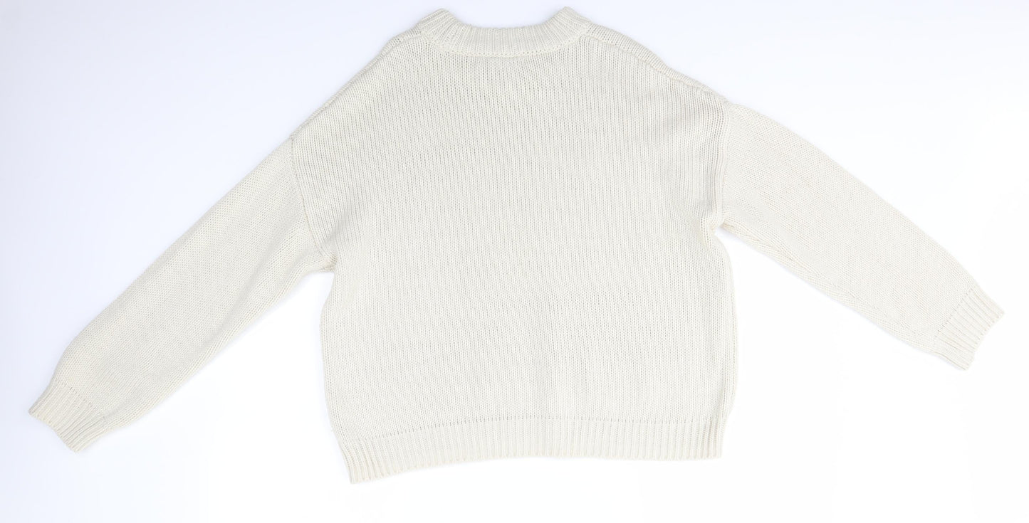 George Womens Beige   Pullover Jumper Size L