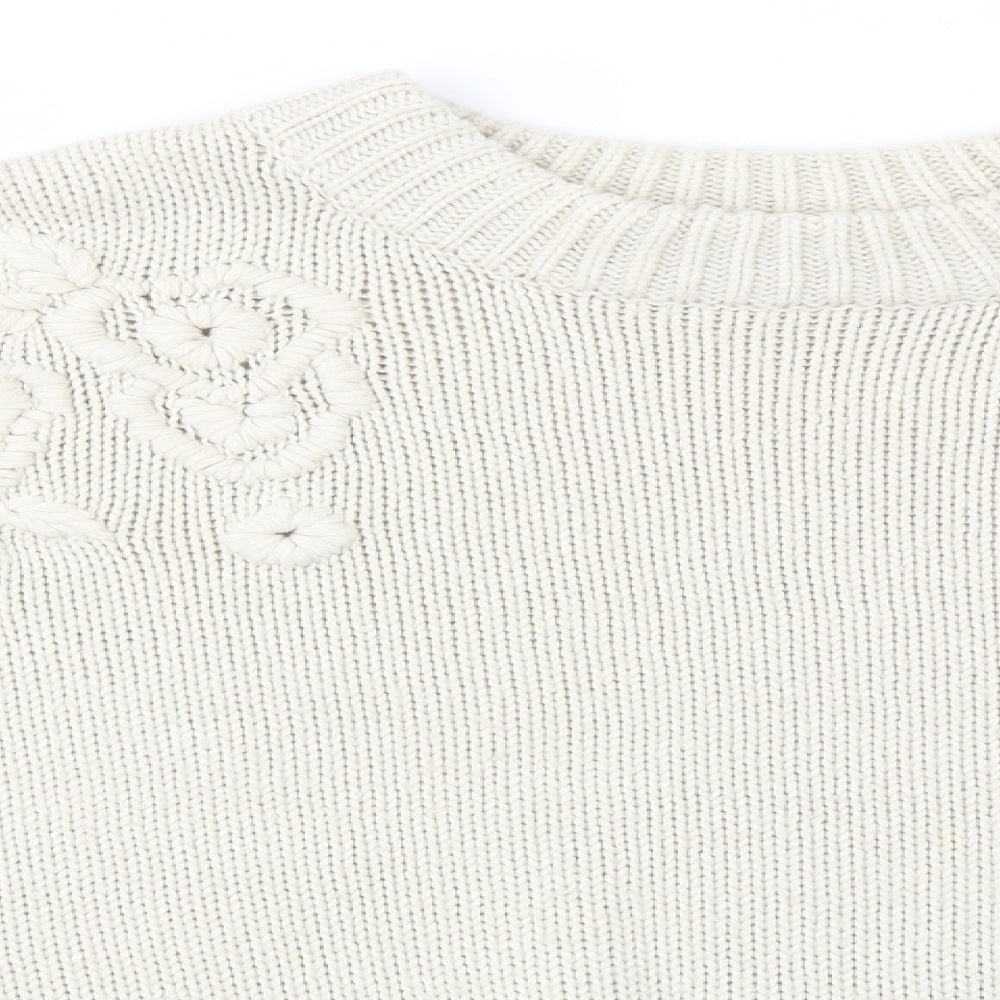 George Womens Beige   Pullover Jumper Size L