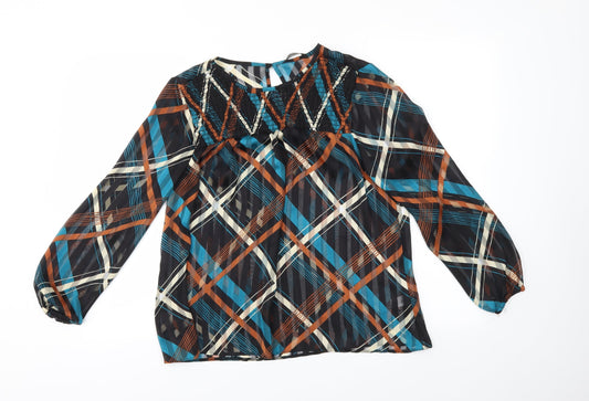 George Womens Multicoloured   Basic Blouse Size 10