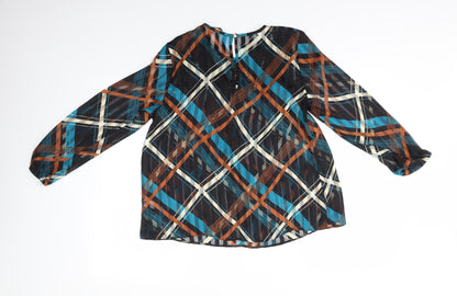 George Womens Multicoloured   Basic Blouse Size 10