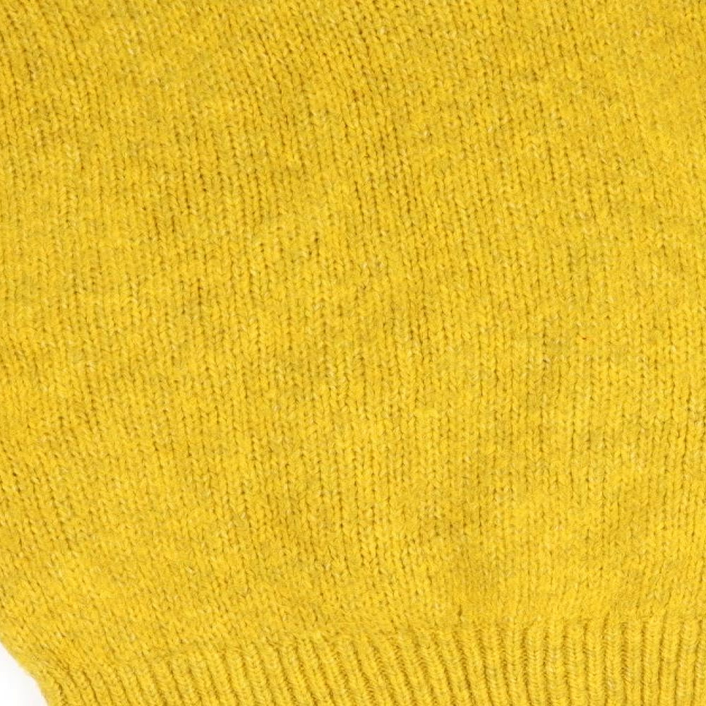 F&F Womens Yellow   Pullover Jumper Size 8