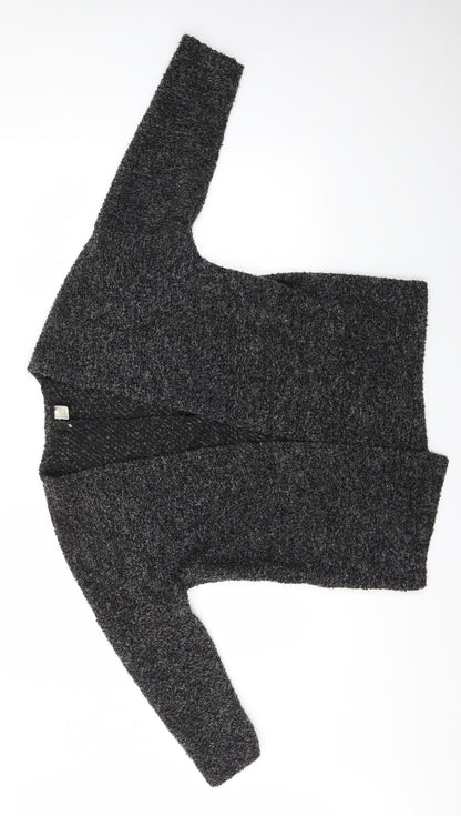 Womens UK Size M H&M Grey Cardigan Jumper