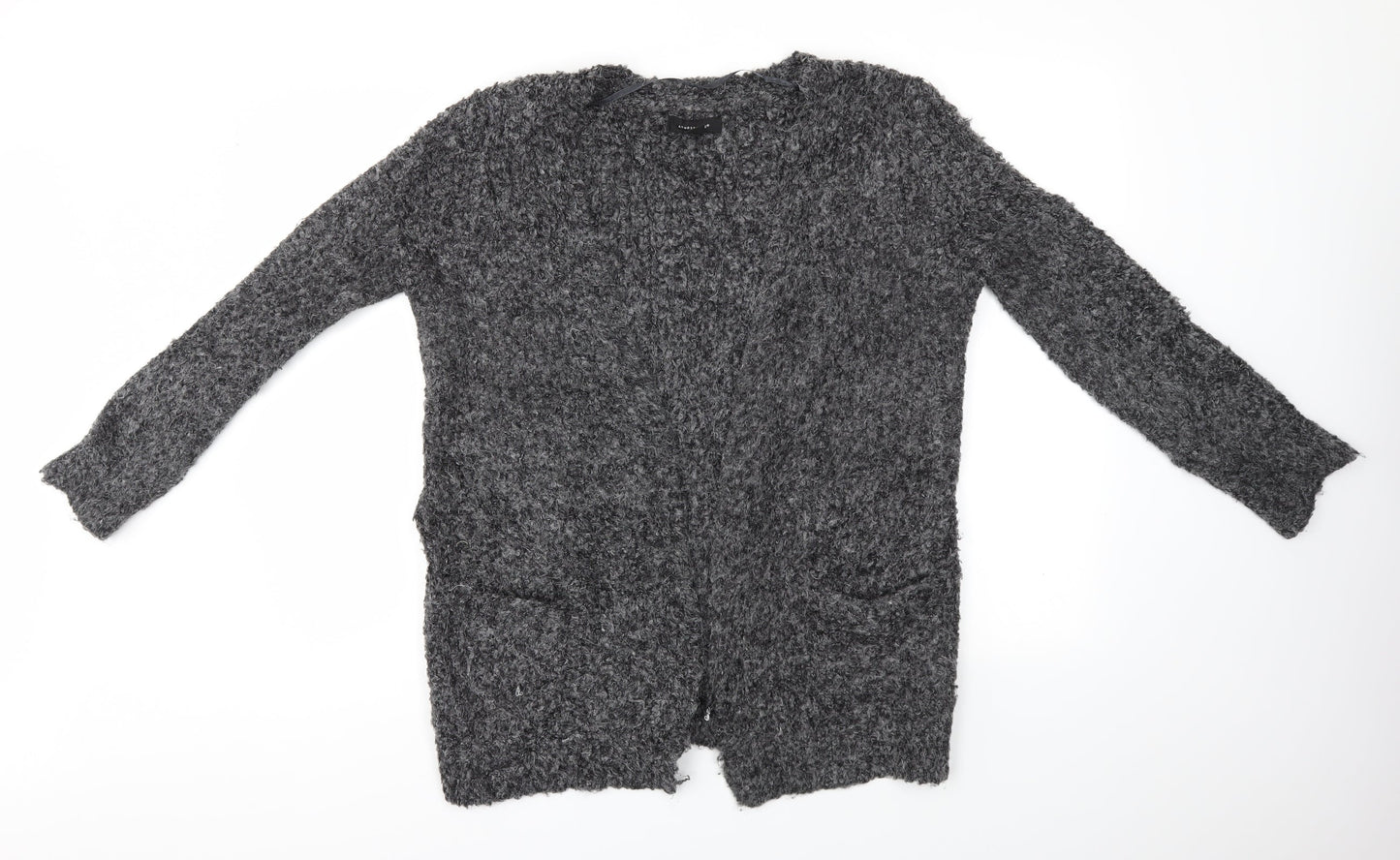 Primark Womens Grey   Cardigan Jumper Size 10