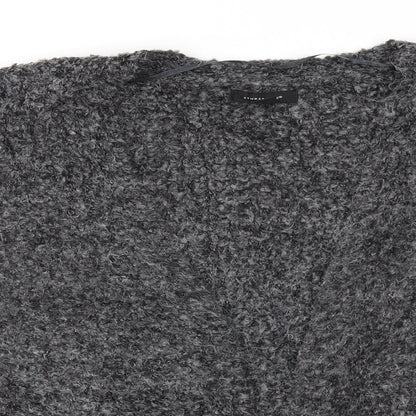 Primark Womens Grey   Cardigan Jumper Size 10