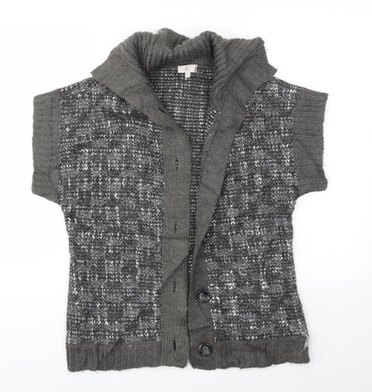 Womens UK Size M CC Grey Cardigan Jumper