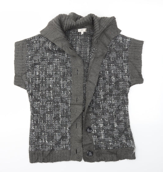 CC Womens Grey   Cardigan Jumper Size M