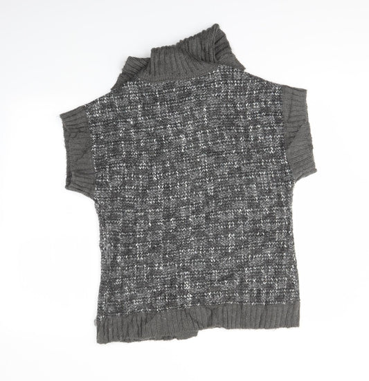 CC Womens Grey   Cardigan Jumper Size M