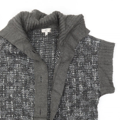 Womens UK Size M CC Grey Cardigan Jumper