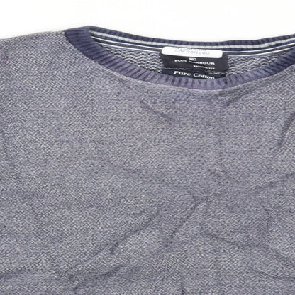 M&S Mens Blue   Pullover Jumper Size L