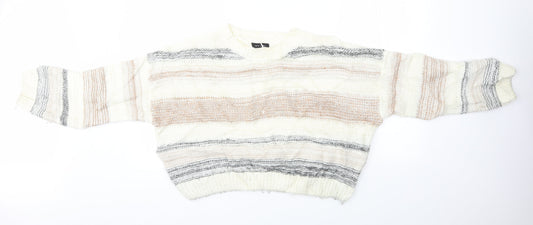 Womens UK Size M New Look Multicoloured Pullover Jumper