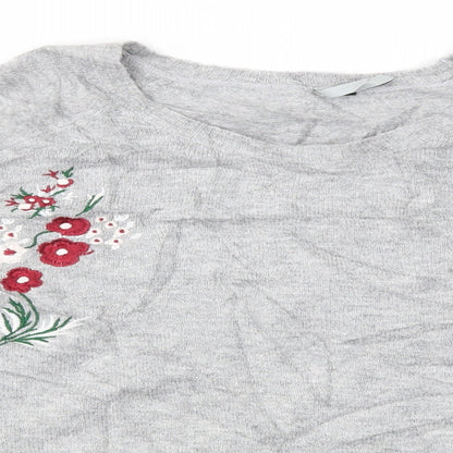 INTUITION Womens Grey   Pullover Jumper Size 16