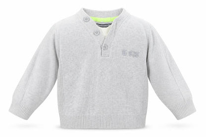 M&S Boys Grey   Pullover Jumper Size 6-9 Months