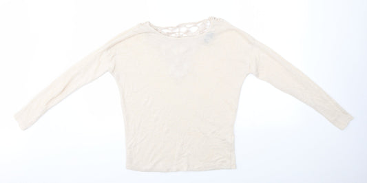 Atmosphere Womens Beige   Pullover Jumper Size 14