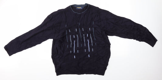 WOODVILLE Mens Multicoloured   Pullover Jumper Size L